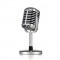 Silberfarbenes Mikrofon